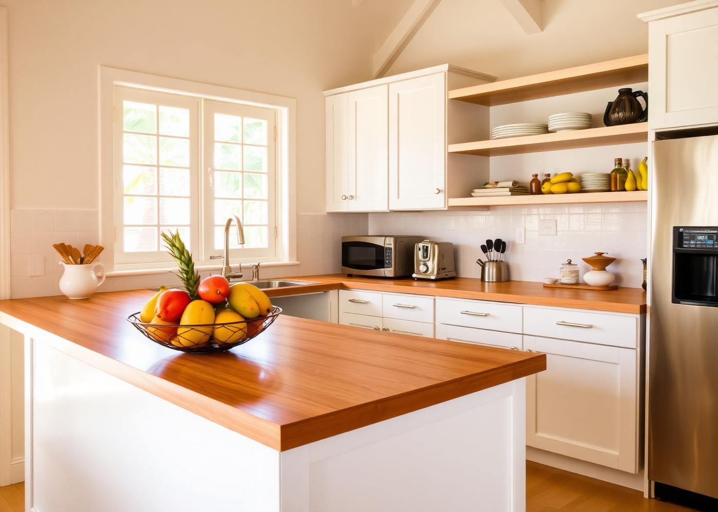 Fully equipped villa kitchen